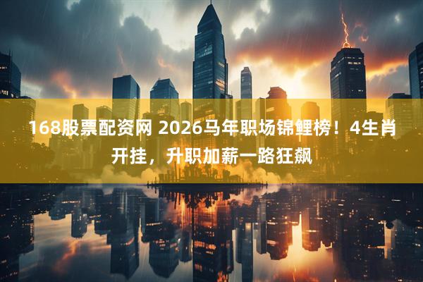 168股票配资网 2026马年职场锦鲤榜!4生肖开挂,升职加薪一路狂飙